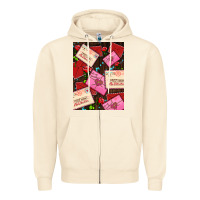 Sandshell love letters with roses  air Zipper Hoodie - AdoDesignShop