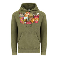 Vintage Olive pomeranian coffee cups Vintage Hoodie - Zillion Design Studio