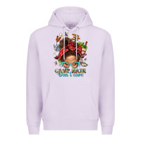 Lilac Camp Hair Dont Care Messy Bun Bbs Premium Hoodie - BundleAndBundleShop