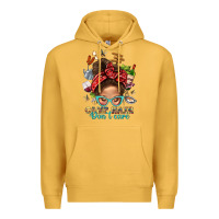 Mustard Camp Hair Dont Care Messy Bun Bbs Premium Hoodie - BundleAndBundleShop