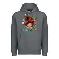 Rock Camp Hair Dont Care Messy Bun Bbs Premium Hoodie - BundleAndBundleShop
