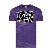 Cloud Purple distressed cowhide pattern Vintage Tee - RanaPortraitStore