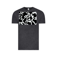 Vintage Black distressed cowhide pattern Vintage Tee - RanaPortraitStore