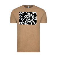 Vintage Coffee distressed cowhide pattern Vintage Tee - RanaPortraitStore