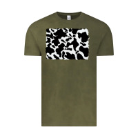 Vintage Olive distressed cowhide pattern Vintage Tee - RanaPortraitStore