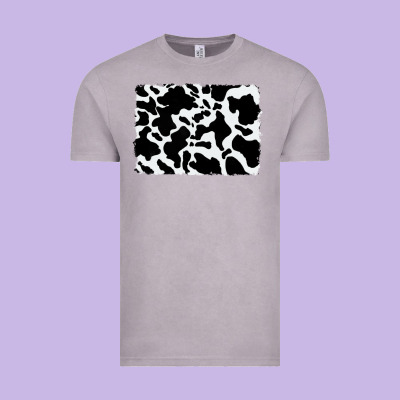 Distressed Cowhide Pattern Vintage Tee Designed By Ranaportraitstore