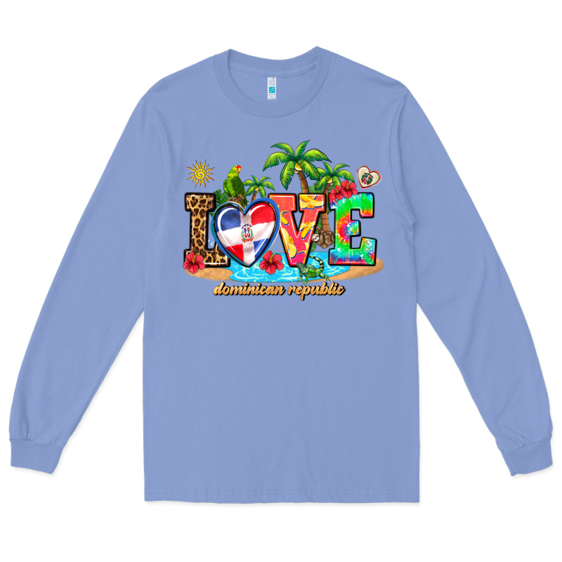 Love Dominican Republic Long Sleeve Tee by AdoDesignShop | Teevron