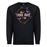 Black you are enough Premium Sweatshirt - MaliasSmallBusiness
