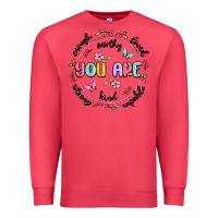 Cardinal you are enough Premium Sweatshirt - MaliasSmallBusiness