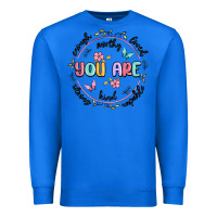 True Royal you are enough Premium Sweatshirt - MaliasSmallBusiness