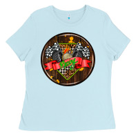 Baby Blue race coasters Ladies Tee - AdoDesignShop