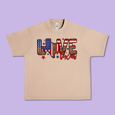 Love Texas Urban Heavy Tee Designed By Neo Western