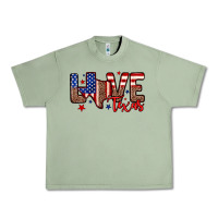 Oil Green Love Texas Urban Heavy Tee - Neo Western