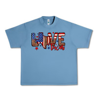 Pebble Blue Love Texas Urban Heavy Tee - Neo Western