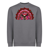 Storm valentine's day baby cow rainbow Heavyweight Sweatshirt - RanaPortraitStore