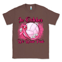 Chestnut in october we wear pink breast cancer valleybal Classic Tee - JahusDesignShop