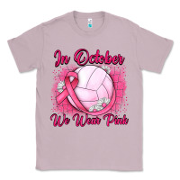 Lilac in october we wear pink breast cancer valleybal Classic Tee - JahusDesignShop
