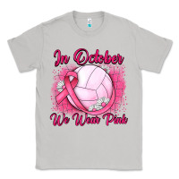 Moon Dust in october we wear pink breast cancer valleybal Classic Tee - JahusDesignShop