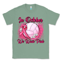 Sage in october we wear pink breast cancer valleybal Classic Tee - JahusDesignShop