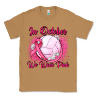 Toasted Coconut in october we wear pink breast cancer valleybal Classic Tee - JahusDesignShop