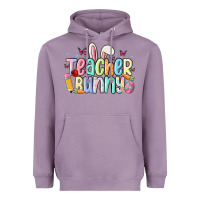 Lavender teacher bunny Heavyweight Hoodie - MaliasSmallBusiness