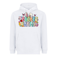 White teacher bunny Heavyweight Hoodie - MaliasSmallBusiness