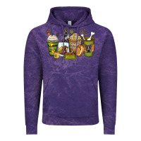 Cloud Purple pitbull coffee cups Vintage Hoodie - Zillion Design Studio