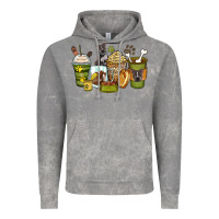 Cloud Rock pitbull coffee cups Vintage Hoodie - Zillion Design Studio