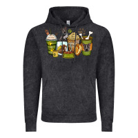 Vintage Black pitbull coffee cups Vintage Hoodie - Zillion Design Studio