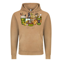 Vintage Camel pitbull coffee cups Vintage Hoodie - Zillion Design Studio