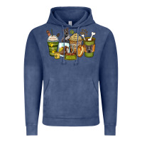 Vintage Denim pitbull coffee cups Vintage Hoodie - Zillion Design Studio