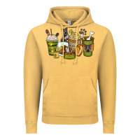 Pitbull Coffee Cups Vintage Hoodie | Teevron