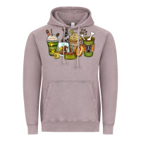 Vintage Zinc pitbull coffee cups Vintage Hoodie - Zillion Design Studio