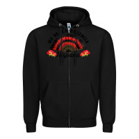 Black me de la herencia hispana hand fan Zipper Hoodie - BundleAndBundleShop