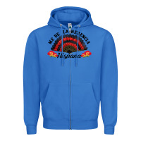 True Royal me de la herencia hispana hand fan Zipper Hoodie - BundleAndBundleShop