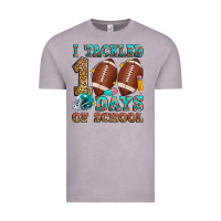 Vintage Zinc i tackled 100 days of school american football Vintage Tee - Zillion Design Studio