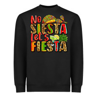 Black no siesta let's fiesta Heavyweight Sweatshirt - Zillion Design Studio