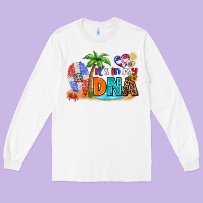It's In My Dna Long Sleeve Tee Designed By Adodesignshop