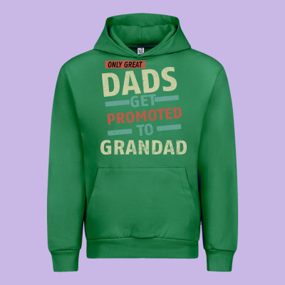 Only Great Dads Get Promoted To Grandad Urban Hoodie Designed By Bettercallsaul