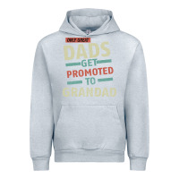 Heather Grey Only Great Dads Get Promoted To Grandad Urban Hoodie - Bettercallsaul