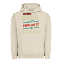 Pigment French Oak Only Great Dads Get Promoted To Grandad Urban Hoodie - Bettercallsaul