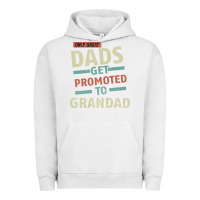 Pigment Lunar Rock Only Great Dads Get Promoted To Grandad Urban Hoodie - Bettercallsaul