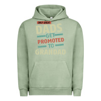 Pigment Oil Green Only Great Dads Get Promoted To Grandad Urban Hoodie - Bettercallsaul