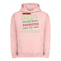 Pigment Salmon Only Great Dads Get Promoted To Grandad Urban Hoodie - Bettercallsaul