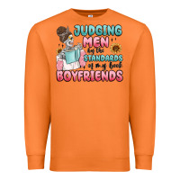 Carrot judging men by the standards of my book boyfriends Premium Sweatshirt - MaliasSmallBusiness