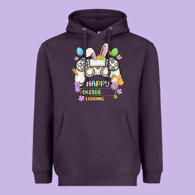Easter Gamer Heavyweight Hoodie Designed By Maliassmallbusiness