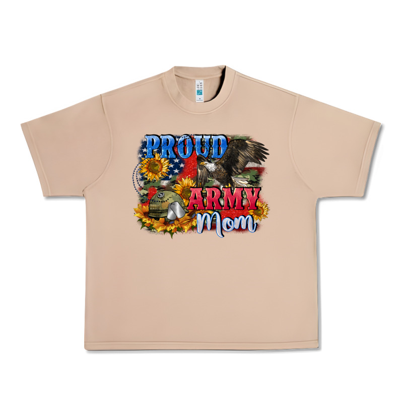 Proud Army Mom 4th Of July Urban Heavy Tee by CowGirlArtShop | Teevron