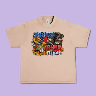 Proud Army Mom 4th Of July Urban Heavy Tee Designed By Cowgirlartshop