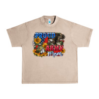 French Oak Proud army mom 4th of july Urban Heavy Tee - CowGirlArtShop