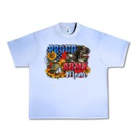 Grape Ice Proud army mom 4th of july Urban Heavy Tee - CowGirlArtShop